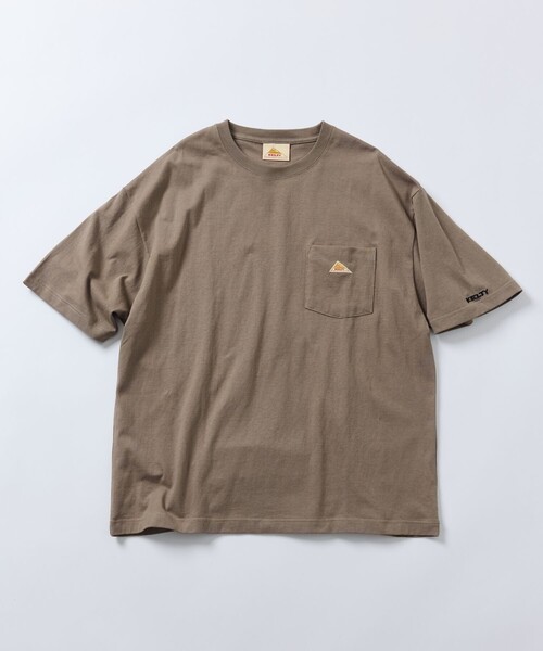 「FREAK'S STORE」 半袖Tシャツ LARGE グレイッシュベージュ メンズ_画像5