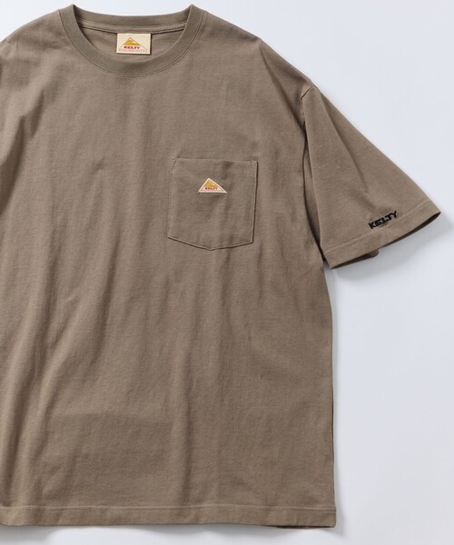 「FREAK'S STORE」 半袖Tシャツ LARGE グレイッシュベージュ メンズ_画像6