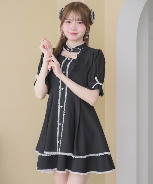 ROJITA（ロジータ） ワンピース ハートバックルボレロ風ワンピース