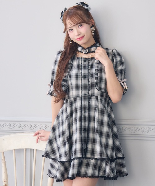 ROJITA（ロジータ） ワンピース ハートバックルボレロ風ワンピース