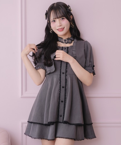 ROJITA（ロジータ） ワンピース ハートバックルボレロ風ワンピース
