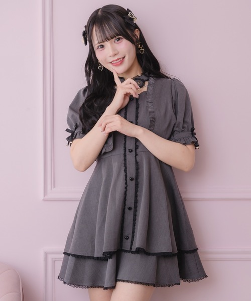 ROJITA（ロジータ） ワンピース ハートバックルボレロ風ワンピース