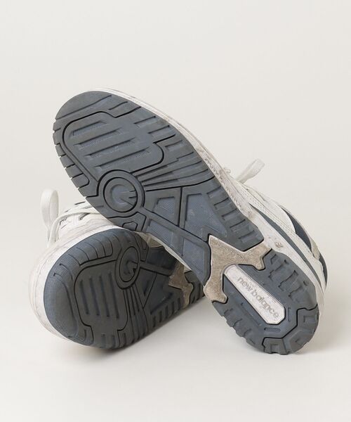 「New Balance」 ローカットスニーカー 24.5cm ホワイト メンズ_画像3
