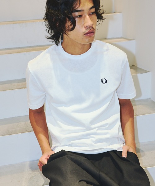 FRED PERRY（フレッドペリー） tシャツ 「別注」FRED PERRY / ロゴ T