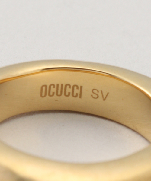 指輪 リング OCUCCI オクチ skiny single faceted ruby OJRG2601-SS #5 レディースの画像
