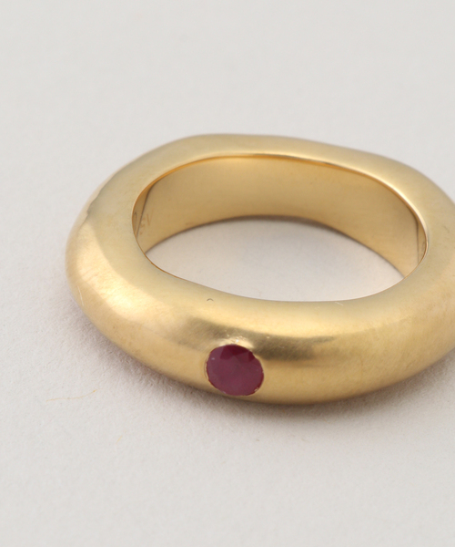 指輪 リング OCUCCI オクチ skiny single faceted ruby OJRG2601-SS #5 レディースの画像