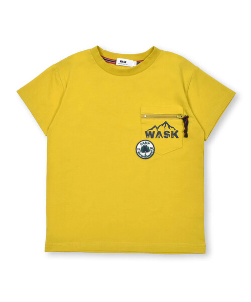 「WASK」 「KIDS」半袖Tシャツ 140cm ネイビー キッズ_画像4