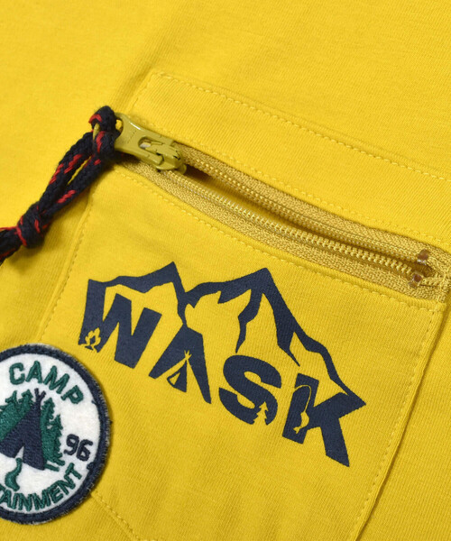 「WASK」 「KIDS」半袖Tシャツ 140cm ネイビー キッズ_画像7