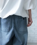 ワイドパンツ ジーンズ デニム デニムパンツ ...の詳細画像5
