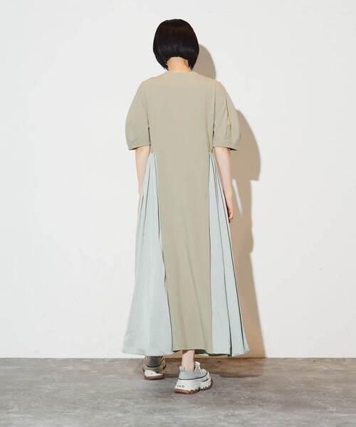「CONVERSE TOKYO」 半袖ワンピース FREE ブラック レディース_画像3