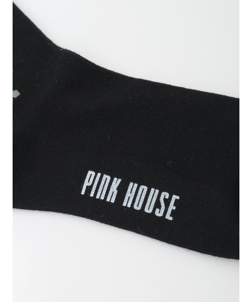 PINK HOUSE（ピンクハウス） 靴下 ロココリボン柄ソックス レディース