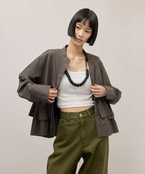 ADAM ET ROPE'（アダムエロペ） ブラウス シャツ 「WEB限定」・「定番