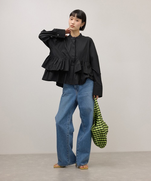 ADAM ET ROPE'（アダムエロペ） ブラウス シャツ 「WEB限定」・「定番