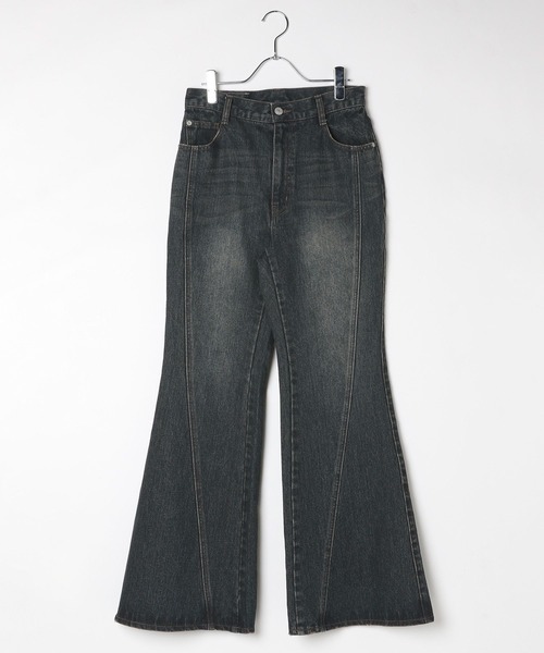 「PAGEBOY」 デニムパンツ MEDIUM ブルー レディース_画像4