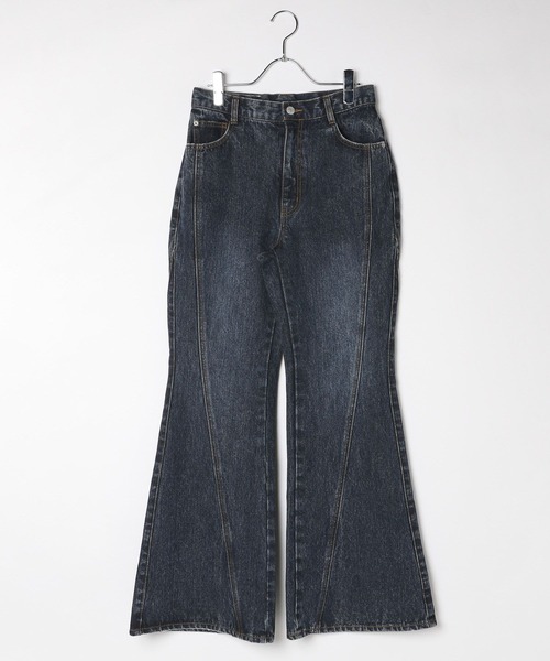 「PAGEBOY」 デニムパンツ MEDIUM ブルー レディース_画像6
