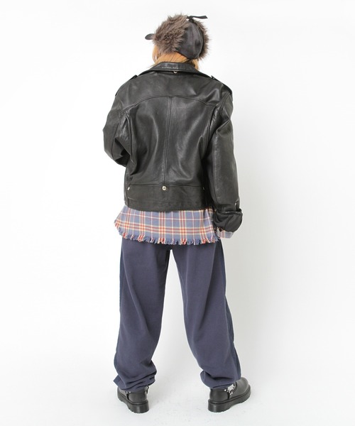 「RNA」 スウェットパンツ MEDIUM レッド レディース_画像4