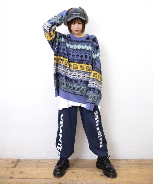 「RNA」 スウェットパンツ MEDIUM レッド レディース_画像6