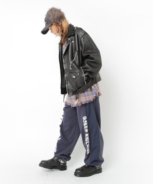 「RNA」 スウェットパンツ MEDIUM レッド レディース_画像8