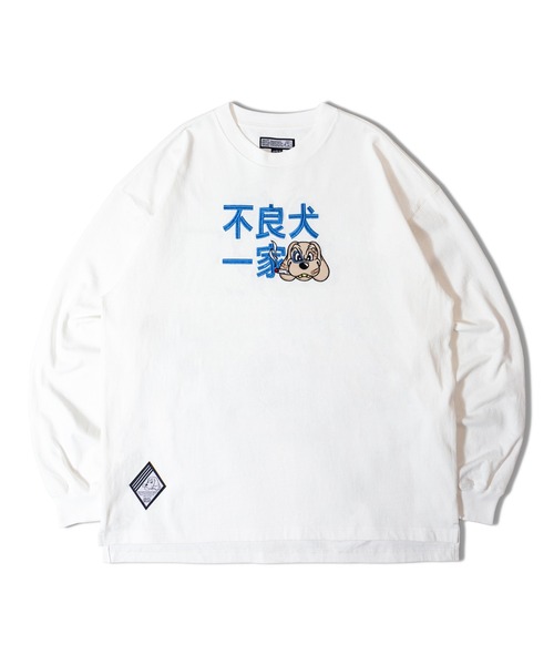 「GALFY」 長袖Tシャツ L ホワイト メンズ_画像2