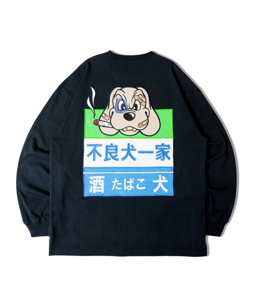 「GALFY」 長袖Tシャツ L ホワイト メンズ_画像3