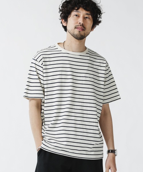 tシャツ Tシャツ MC×PURE WASTE クルーネックボーダーTシャツ2,228円