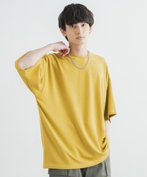 tシャツ Tシャツ オーバーサイズ 接触冷感 クールダンボール配色ステッチクルーネックTシャツ メンズ レディース｜ZOZOTOWN Yahoo!店