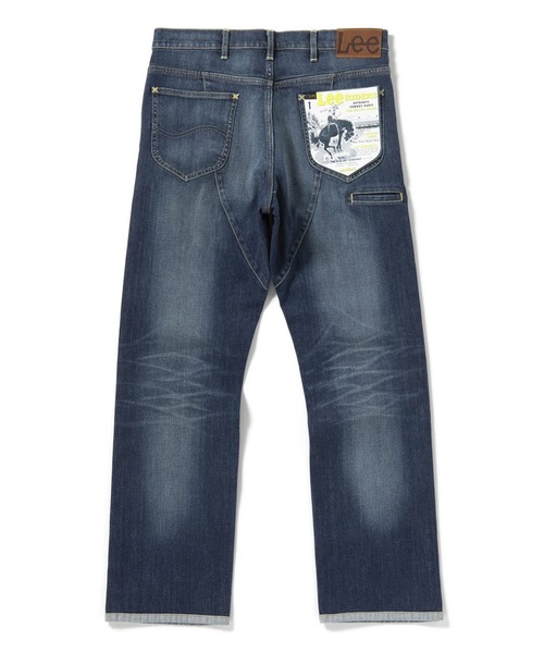 美品narifuri日本製ストレッチデニムジーンズパンツ定価¥23100濃紺M narifuri × Lee ストレッチ101Z サイクルデニムパンツ｜narifuri