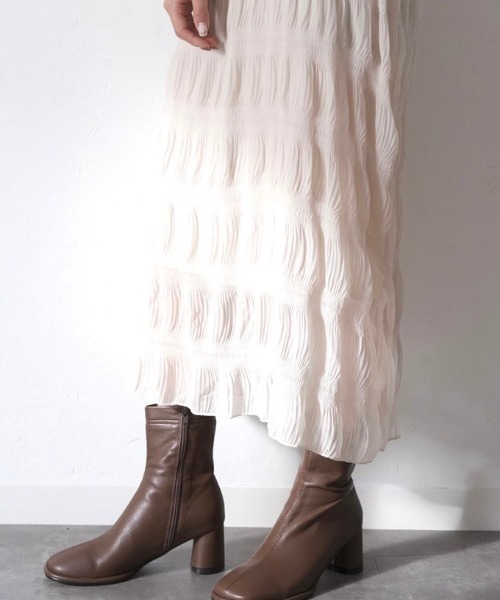 Reurie' ブーツ ラウンドトゥブーツ/round toe boots ショートブーツ