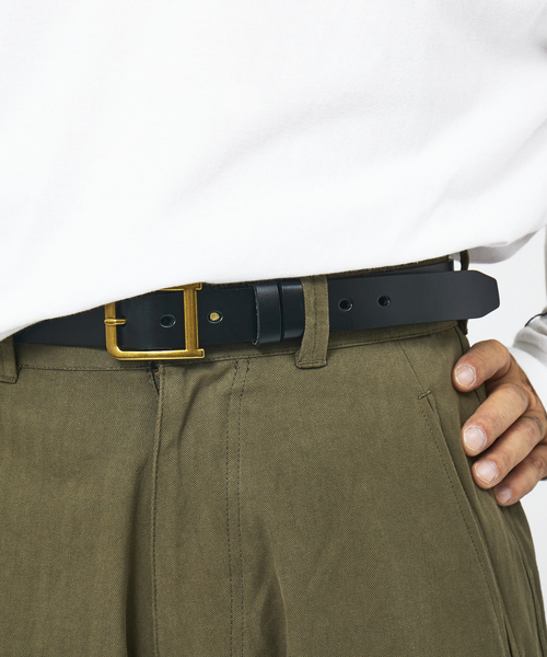 ナローベルトNARROW BELT ブラック、ブラウン2本セット ナローベルトNARROW BELT ブラック、ブラウン2本セット（全2色