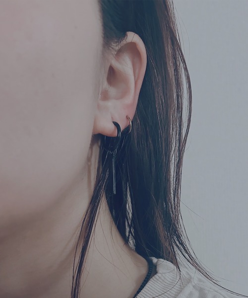 SBG by 7JEWELRY ピアス SBG バーデザインピアス/イヤリング メンズ