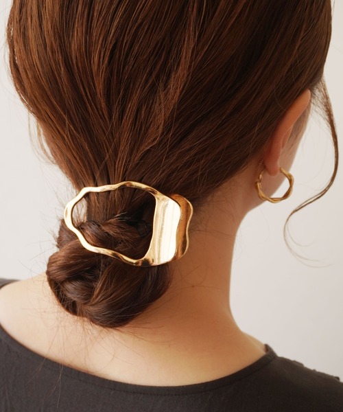 ヘアクリップ 「 ammy. / エイミードット 」 ウェーブ トライアングル