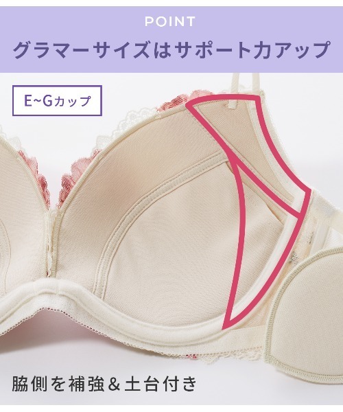 PEACH JOHN（ピーチジョン） ブラジャー 「B-Gカップ、アンダー65/程