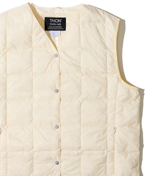 TAION（タイオン） ダウンベスト ベスト 「TAION / タイオン」V NECK 