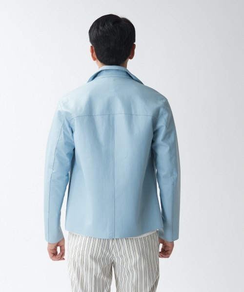 DESIGNWORKS（デザインワークス） 革ジャン ライダース ボタンレス