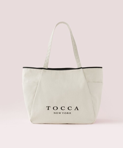 国内配送★TOCCA★MERCATO ロゴキャンバストート ４色 TOCCA トートバッグ MERCATO LOGO CANVASTOTE キャンバストート