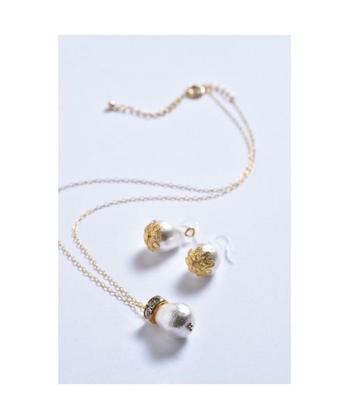 TONE（トネ） ネックレス 「Astyle」コットンパールのネックレス 