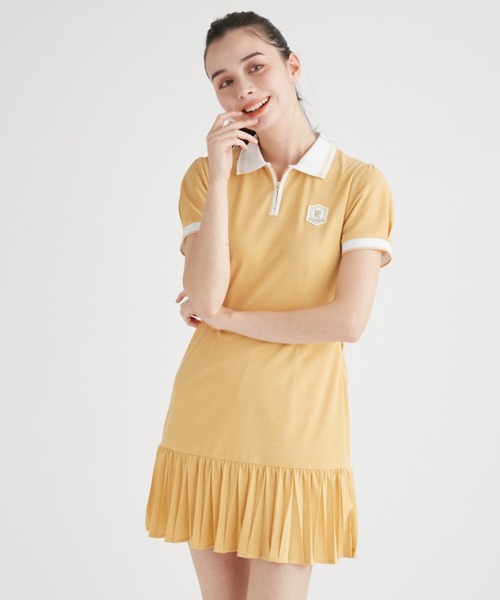 ワンピース 「CELFORDGOLF」マーメイドプリーツポロワンピース_2