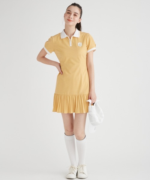 ワンピース 「CELFORDGOLF」マーメイドプリーツポロワンピース_17
