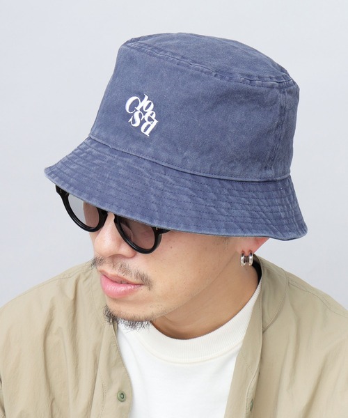くまもんサマ！専用！Dior ハット　バケハ　バケットハット　ロゴ　サイズ58 A.M.S. 帽子 ハット バイオウォッシュコットン ロゴ刺繍 ダウン