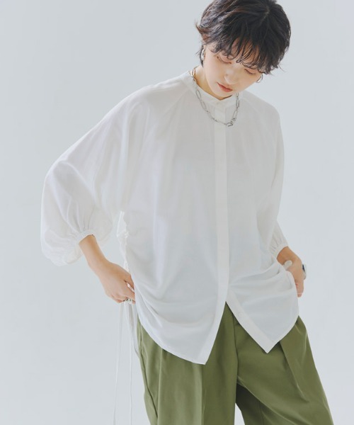 RASW（ラス） ブラウス シャツ 「RASW」シャーリングボリューム