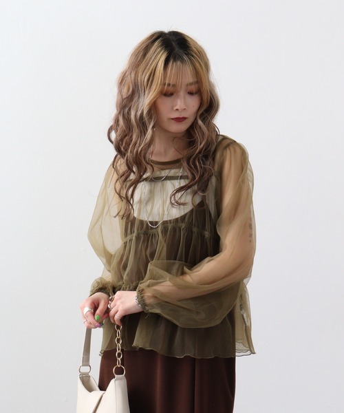 ブラウス シャツ A.N.L ナイロントップス レディース ブラウス シャツ A.N.L ナイロントップス レディース : ZOZOTOWN