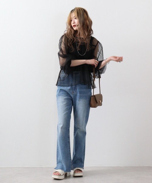 ブラウス シャツ A.N.L ナイロントップス レディース : ZOZOTOWN