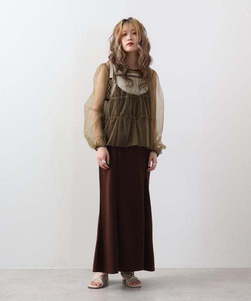 ブラウス シャツ A.N.L ナイロントップス レディース ブラウス シャツ A.N.L ナイロントップス レディース : ZOZOTOWN