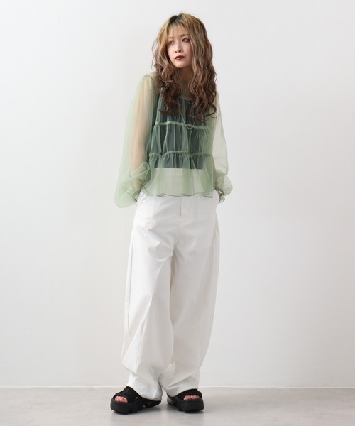 ブラウス シャツ A.N.L ナイロントップス レディース ブラウス シャツ A.N.L ナイロントップス レディース : ZOZOTOWN