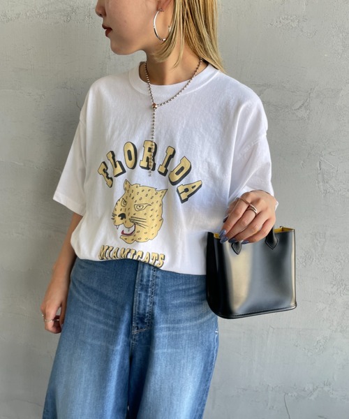 tシャツ FUNG/ファング　BASIC TEE FLORIDA　Tシャツ レディース FUNG/ファング BASIC TEE FLORIDA Tシャツ（Tシャツ/カットソー