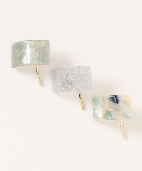 SALEハンドメイド♡アースカラーが大人っぽいヘアクリップ（ポニーフックも可♡） d-mkk-10888_1.jpg