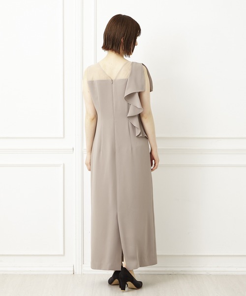 【新品未使用】AIMER アシンメトリー ラッフルドレス AIMER ドレス アシンメトリーラッフルドレス : ZOZOTOWN Yahoo