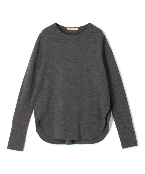 tシャツ ウールワッフル ジャージーカットソー レディース