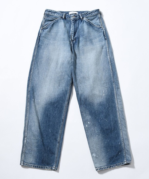 JOHNBULLライトオンスデニムビンテージ加工ペインターパンツ M 大戦 Johnbull（ジョンブル） ジーンズ 12.5オンスデニムペインターパンツ