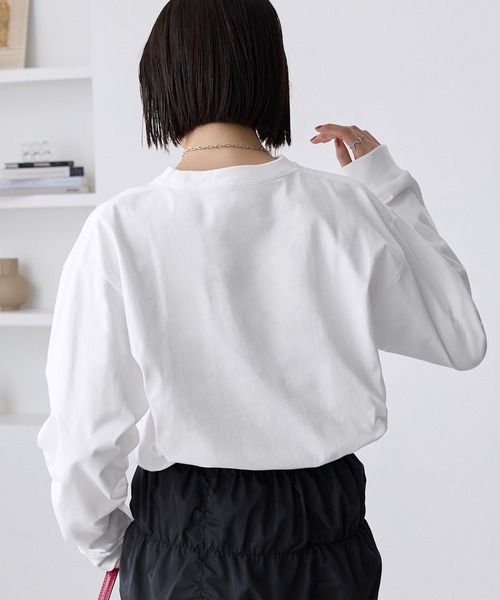 tシャツ PENNEYS/ペニーズ 別注 THE FOX ロゴ ワンポイントワッペン刺繍オーバーサイズTシャツ レディース メンズ | MONO-MART | 28